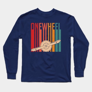 Onewheel Retro Vintage Float Life One Wheel Long Sleeve T-Shirt